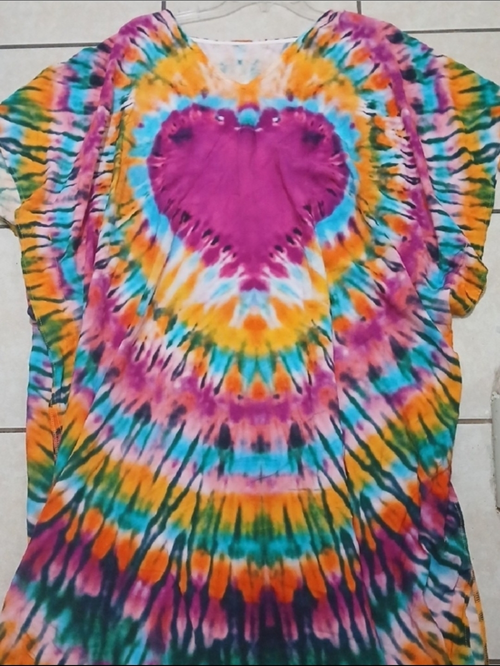 Brand Unknown Womens One Size Tie Dyed Swimsuit Cover Up
